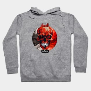 Red Skull Culture, Festival t-shirt, Unisex t-shirt, Skull tees, t-shirts with skulls, men's t-shirts, women's t-shirts, tees, gift ideas Hoodie